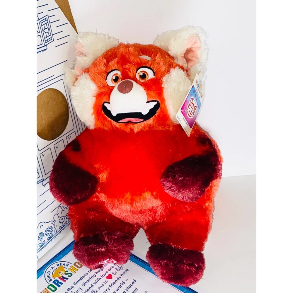 BUILD A BEAR TURNING RED Panda Mei Disney Pixar Plush Stuffed Animal NEW